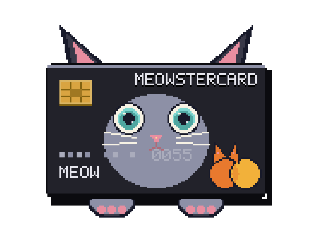 Midnight MEOWSTERCARD