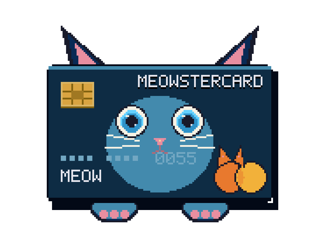 Ocean MEOWSTERCARD